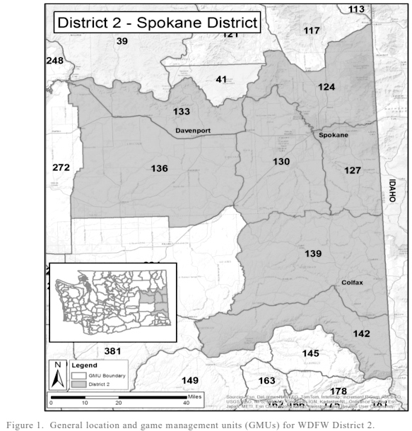 Washington Gmu Map 2020 A Guide To District 2'S Hunting Options - The Odessa Record