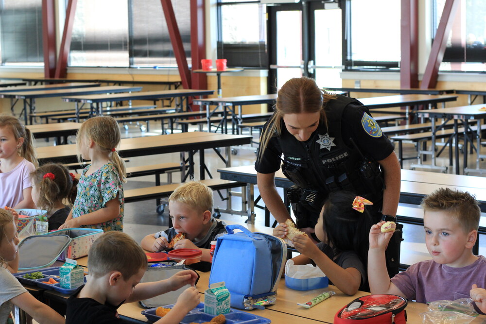 Two officers patrol ReardanEdwall School District The Odessa Record